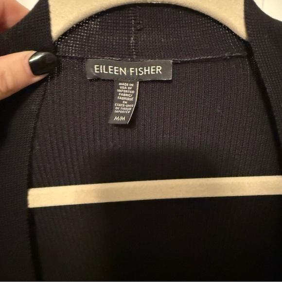 Eileen Fisher Open Front Cardigan Sweater Size Medium - Picture 2 of 5